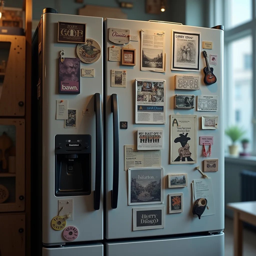 Design a Custom Music Fridge Magnet that Plays Your Story - Coolpeacock