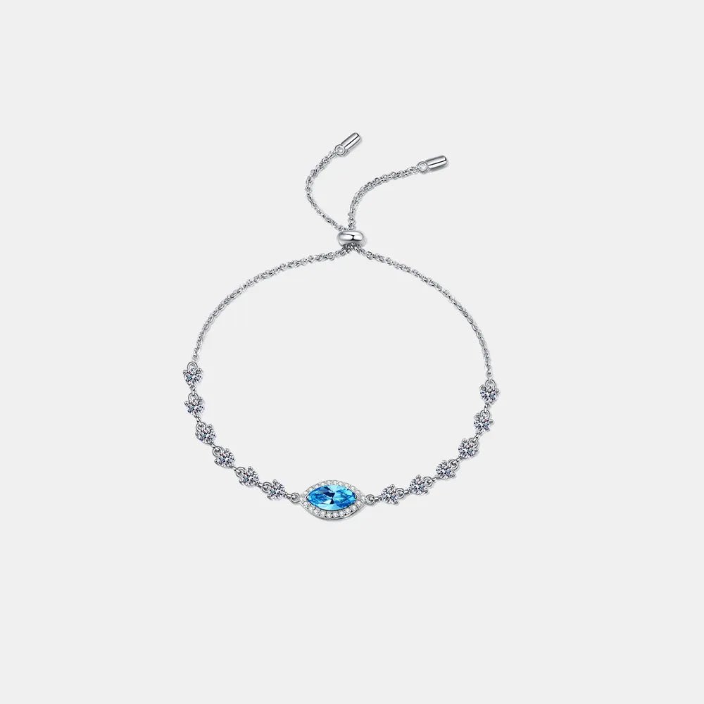 1 Carat Moissanite 925 Sterling Silver Bracelet - Coolpeacock