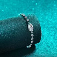 1 Carat Moissanite 925 Sterling Silver Bracelet - Coolpeacock