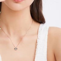 1 Carat Moissanite 925 Sterling Silver Necklace - Coolpeacock