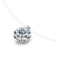 1 Carat Moissanite 925 Sterling Silver Necklace - Coolpeacock