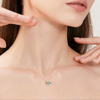 1 Carat Moissanite 925 Sterling Silver Necklace - Coolpeacock