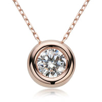 1 Carat Moissanite 925 Sterling Silver Necklace - Coolpeacock