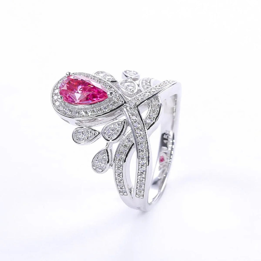1 Carat Moissanite 925 Sterling Silver Ring - Coolpeacock