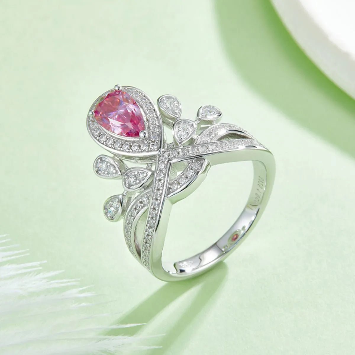 1 Carat Moissanite 925 Sterling Silver Ring - Coolpeacock