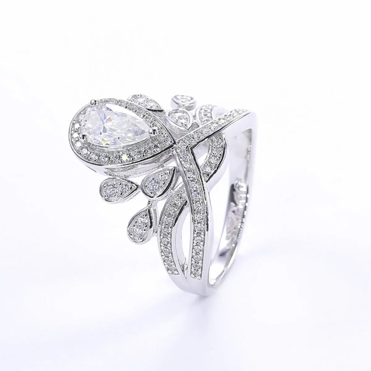 1 Carat Moissanite 925 Sterling Silver Ring - Coolpeacock