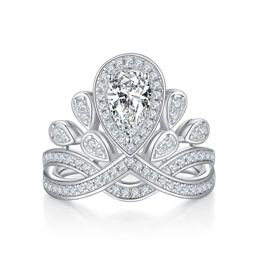 1 Carat Moissanite 925 Sterling Silver Ring - Coolpeacock