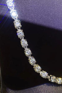 10 Carat Moissanite Platinum - Plated Bracelet - Coolpeacock