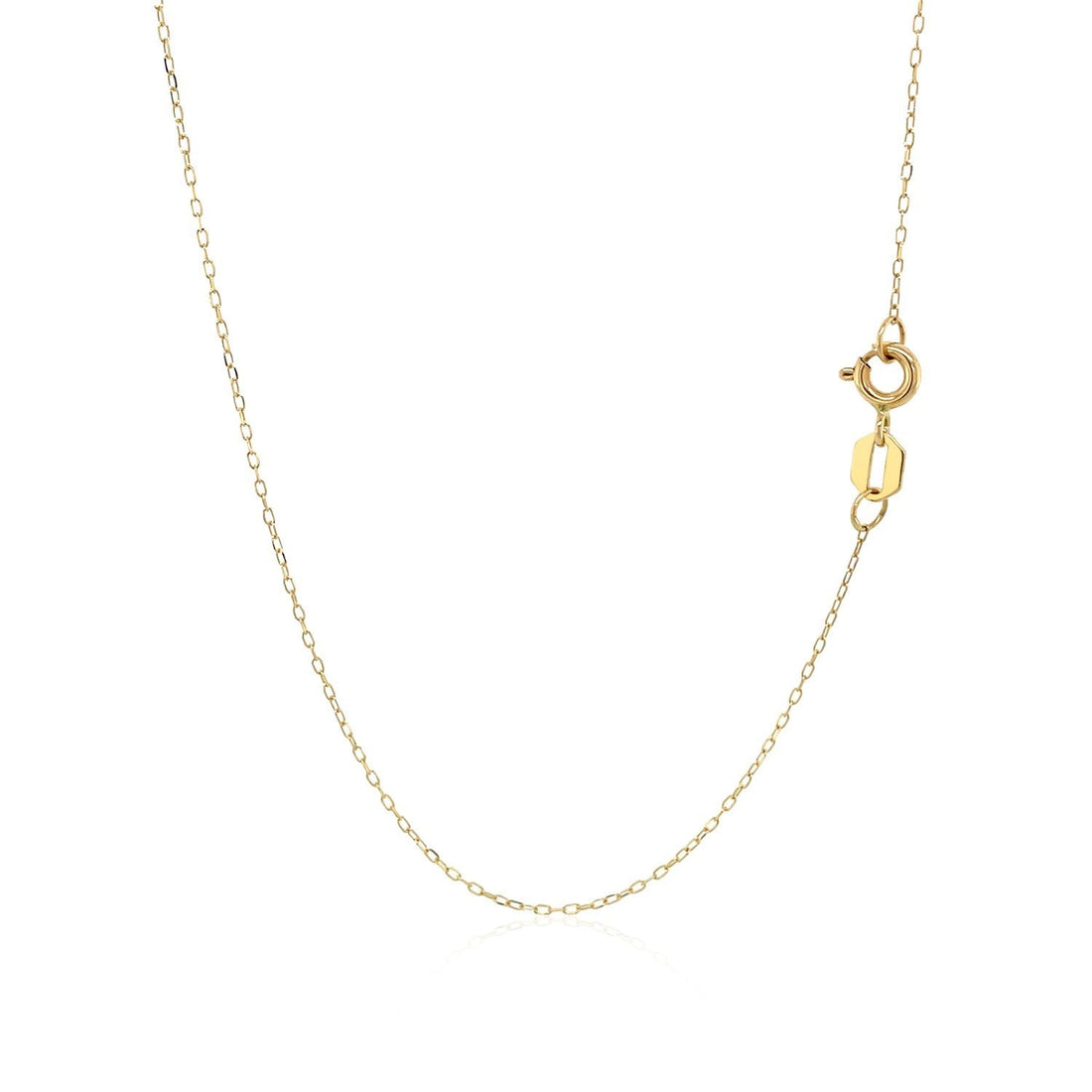 14K Yellow Gold Hand of Hamsa Necklace - Coolpeacock