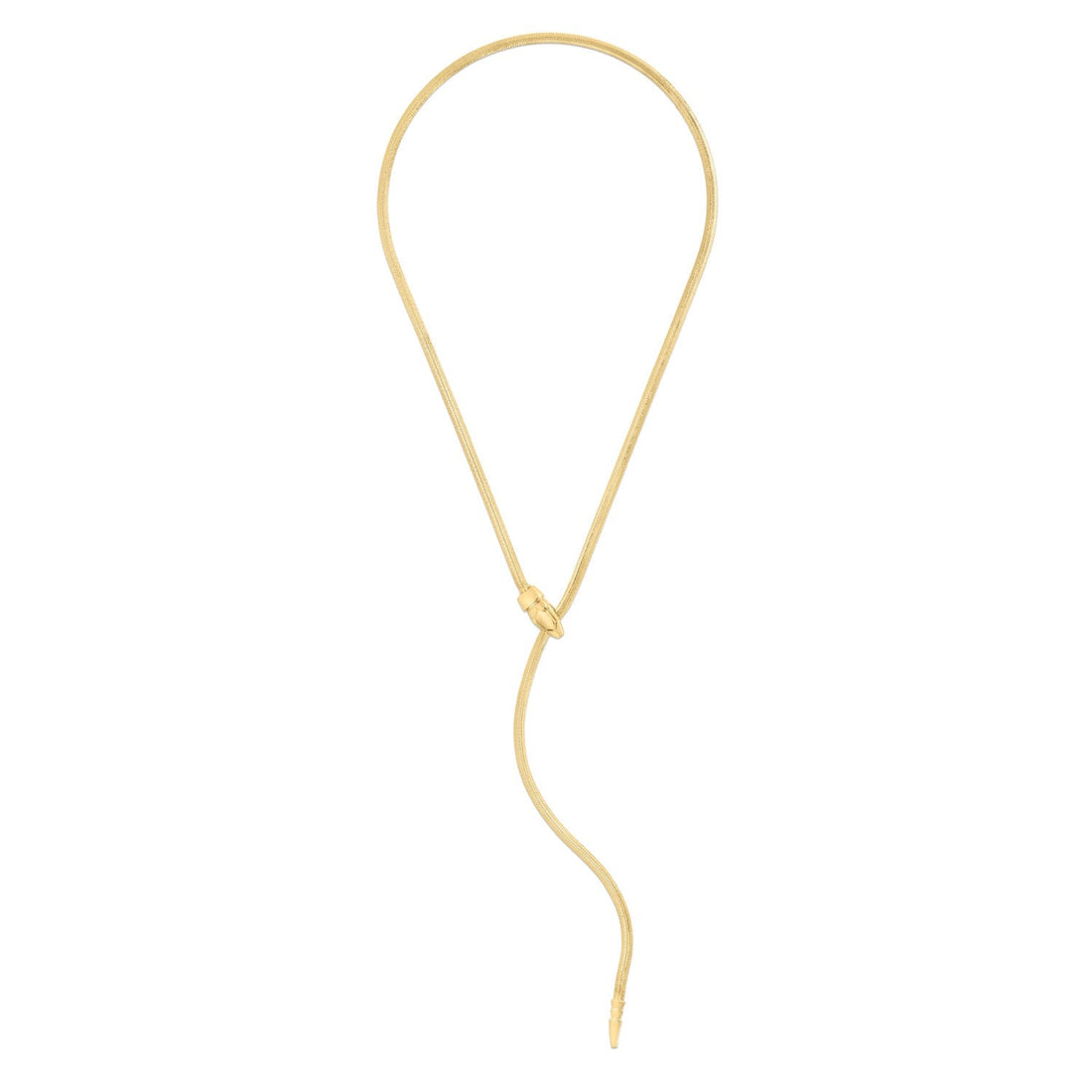 14k Yellow Gold Serpent Necklace - Coolpeacock