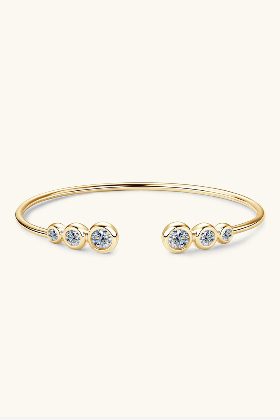 1.8 Carat Moissanite 925 Sterling Silver Bracelet - Coolpeacock