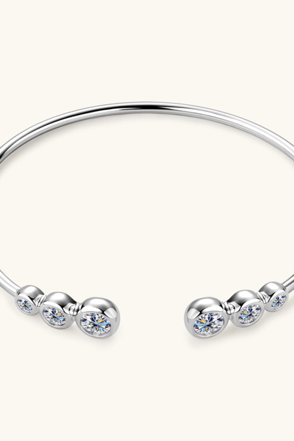 1.8 Carat Moissanite 925 Sterling Silver Bracelet - Coolpeacock