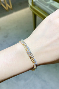 1.8 Carat Moissanite 925 Sterling Silver Bracelet - Coolpeacock