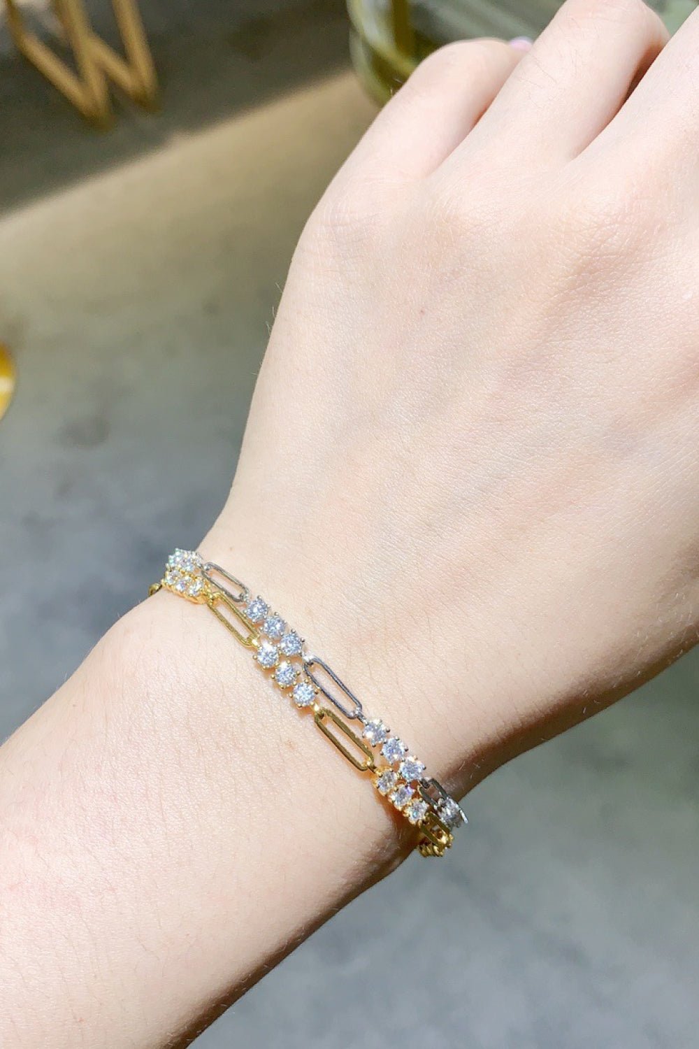 1.8 Carat Moissanite 925 Sterling Silver Bracelet - Coolpeacock