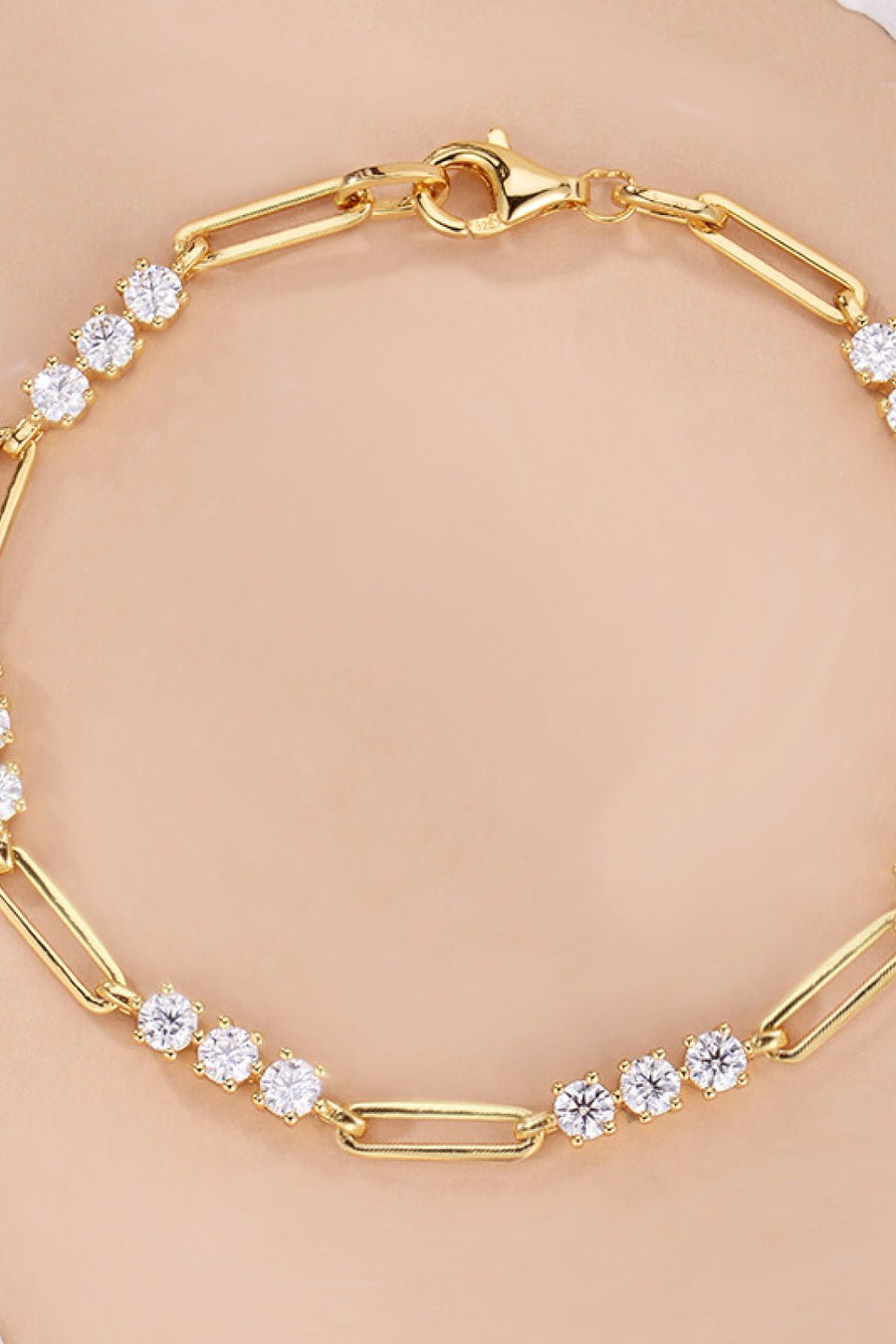 1.8 Carat Moissanite 925 Sterling Silver Bracelet - Coolpeacock