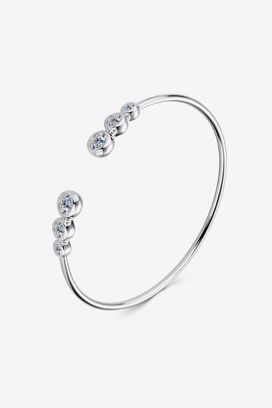1.8 Carat Moissanite 925 Sterling Silver Bracelet - Coolpeacock