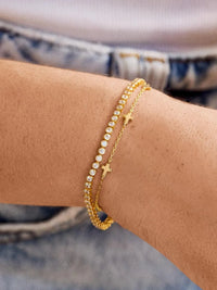 18K Gold - Plated Titanium Steel Bracelet - Coolpeacock