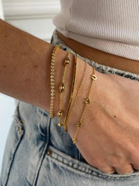 18K Gold - Plated Titanium Steel Bracelet - Coolpeacock