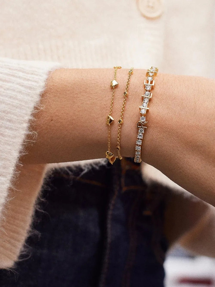 18K Gold - Plated Titanium Steel Bracelet - Coolpeacock