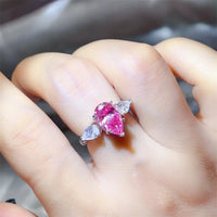 2 Carat 925 Sterling Silver Moissanite Ring - Coolpeacock