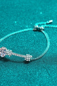 2 Carat Moissanite 925 Sterling Silver Bracelet - Coolpeacock