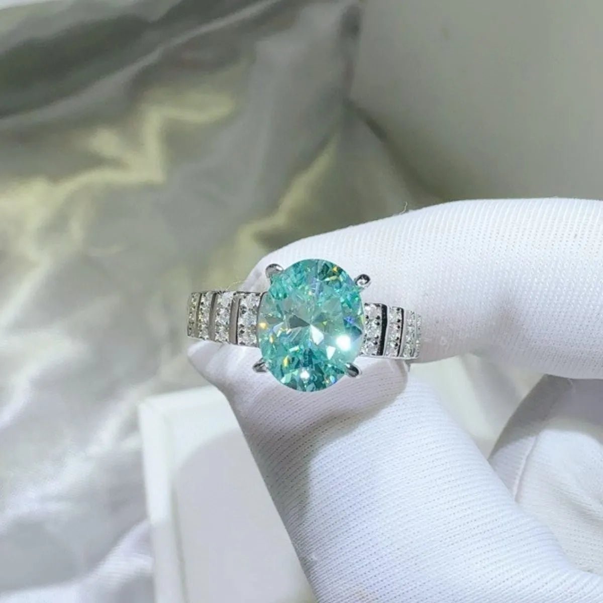 2 Carat Moissanite 925 Sterling Silver Ring - Coolpeacock