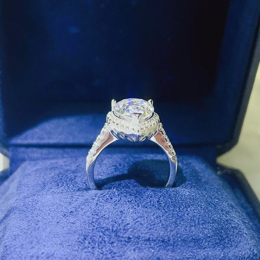 2 Carat Moissanite 925 Sterling Silver Ring - Coolpeacock