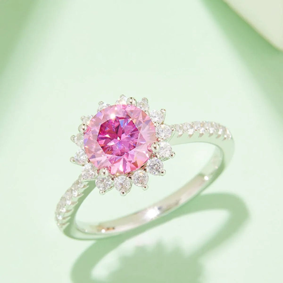 2 Carat Moissanite 925 Sterling Silver Ring - Coolpeacock