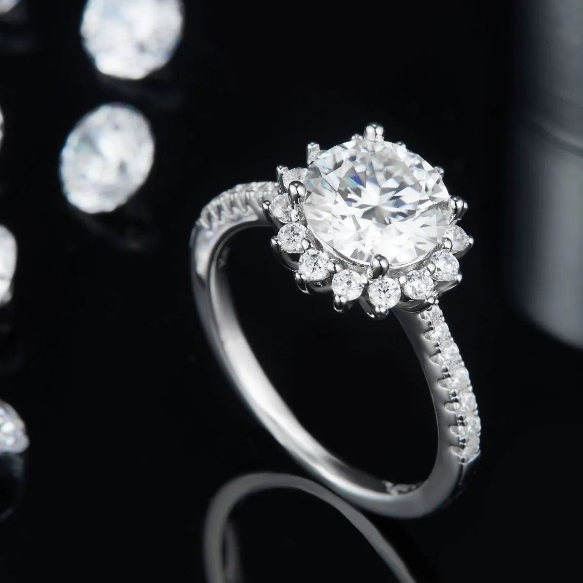 2 Carat Moissanite 925 Sterling Silver Ring - Coolpeacock