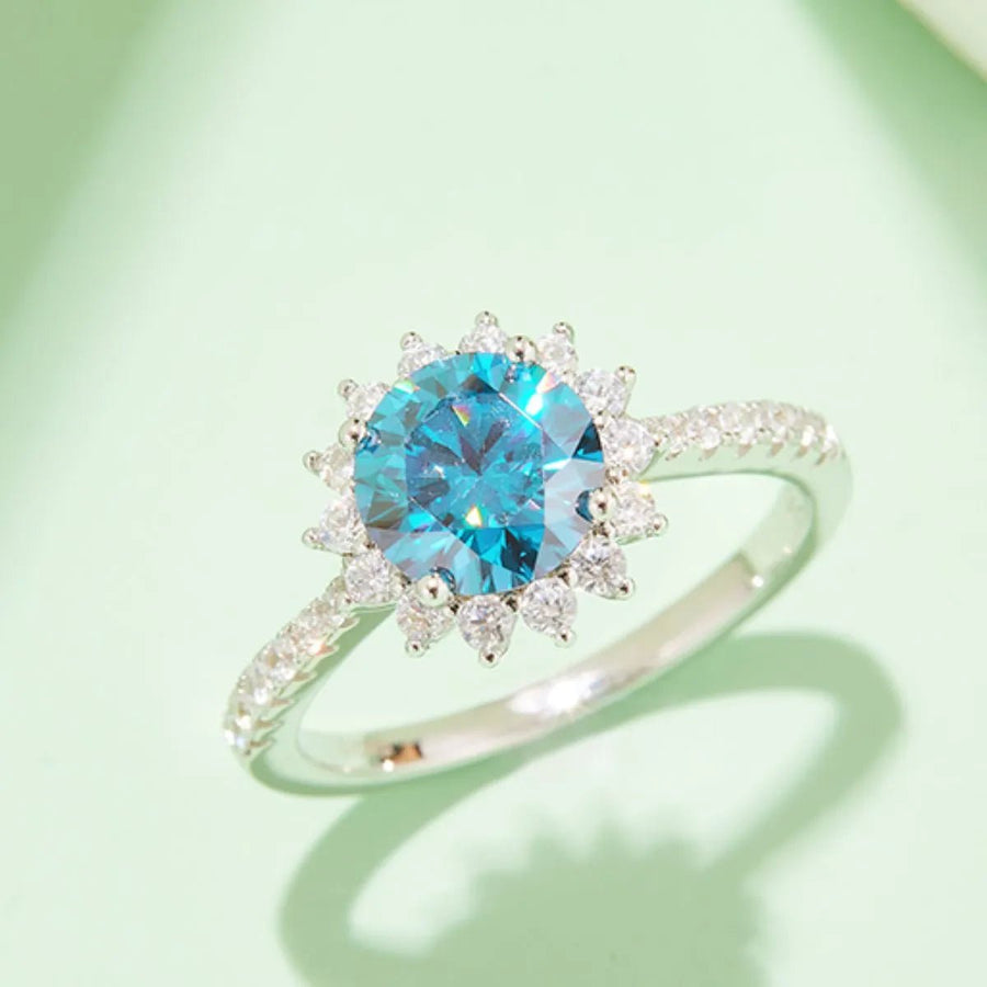 2 Carat Moissanite 925 Sterling Silver Ring - Coolpeacock