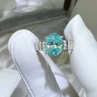 2 Carat Moissanite 925 Sterling Silver Ring - Coolpeacock