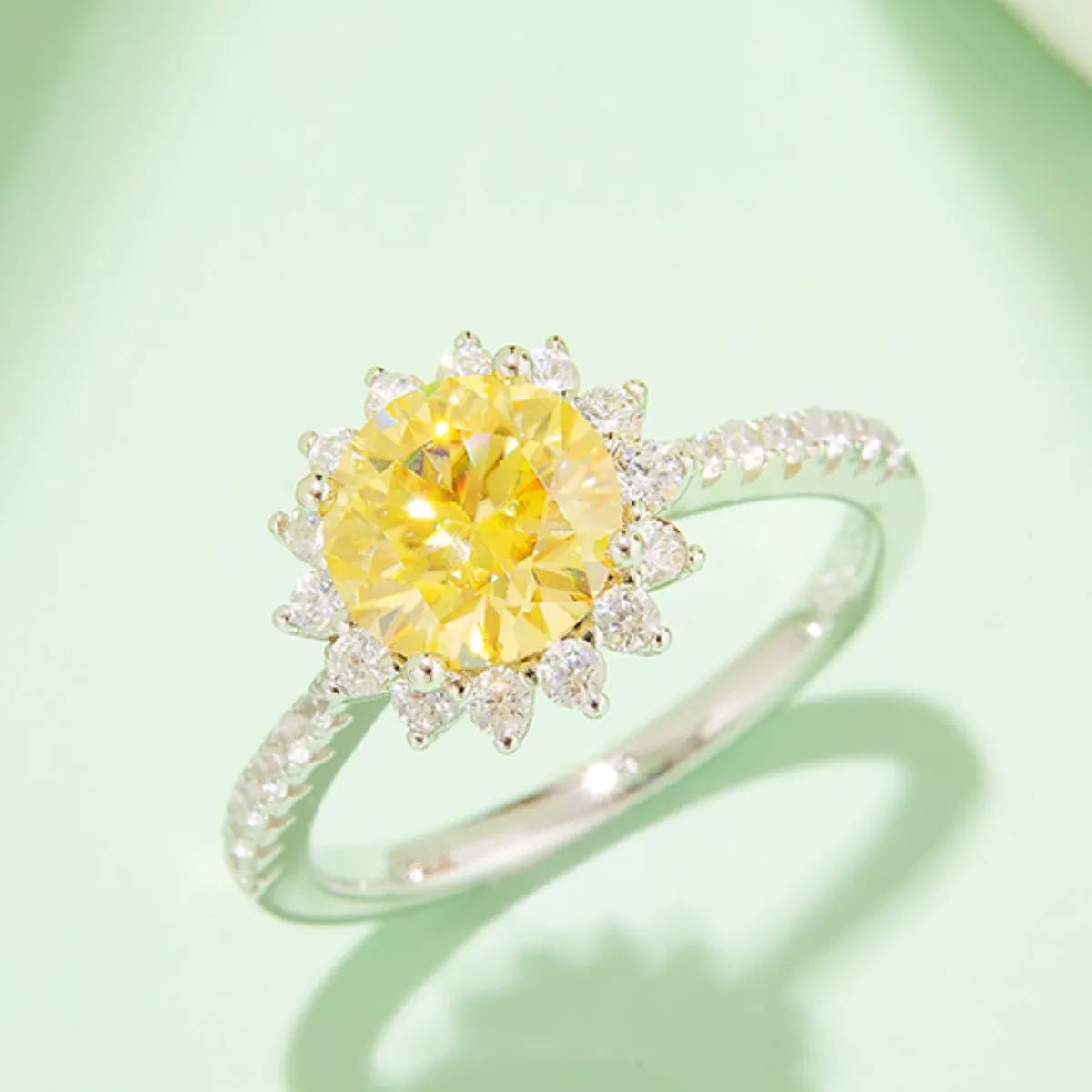 2 Carat Moissanite 925 Sterling Silver Ring - Coolpeacock