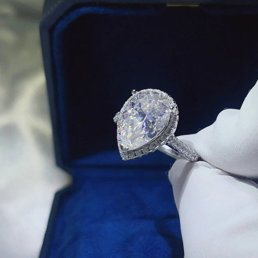 2 Carat Moissanite 925 Sterling Silver Ring - Coolpeacock