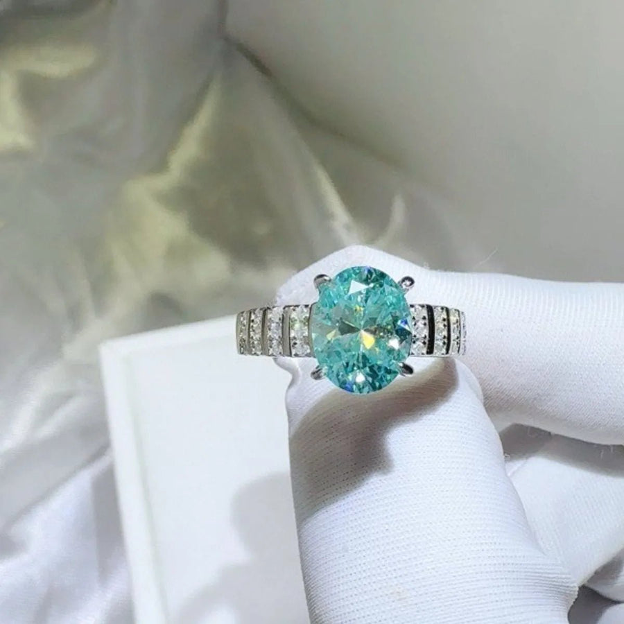 2 Carat Moissanite 925 Sterling Silver Ring - Coolpeacock