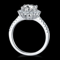 2 Carat Moissanite 925 Sterling Silver Ring - Coolpeacock
