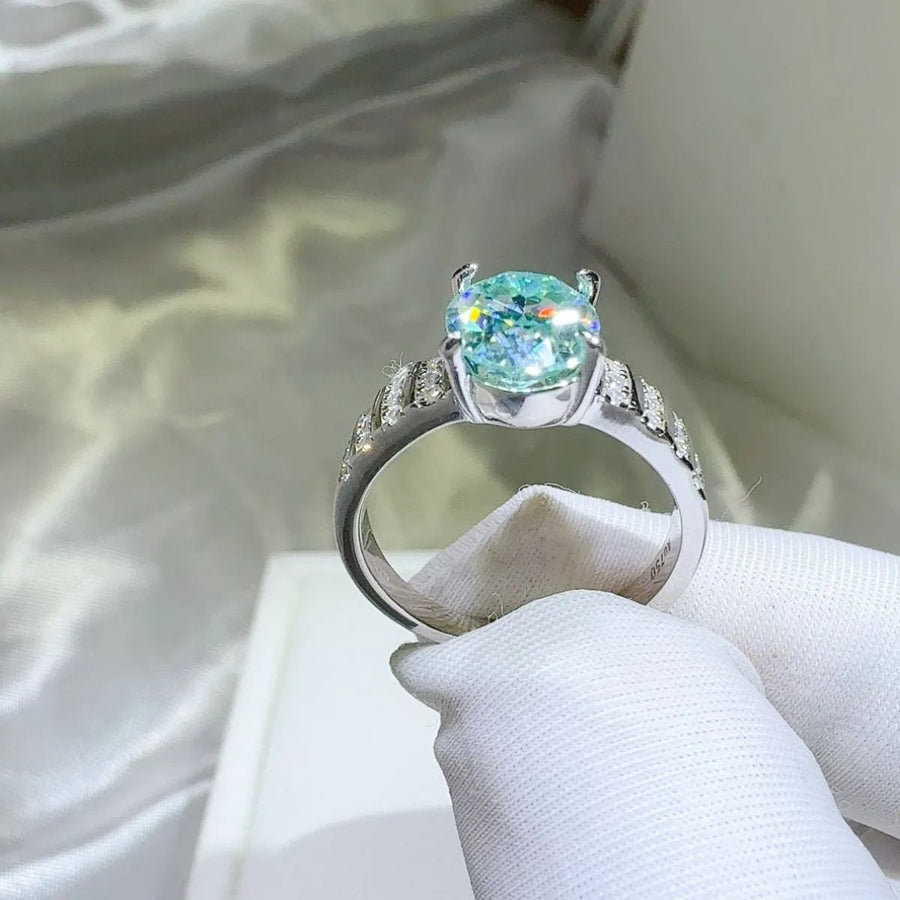 2 Carat Moissanite 925 Sterling Silver Ring - Coolpeacock