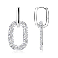 2.16 Carat Moissanite 925 Sterling Silver Earrings - Coolpeacock