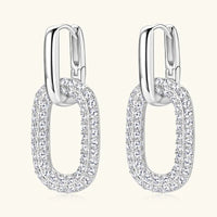 2.16 Carat Moissanite 925 Sterling Silver Earrings - Coolpeacock
