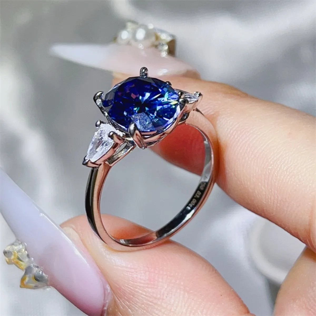 3 Carat Moissanite 925 Sterling Silver Ring - Coolpeacock