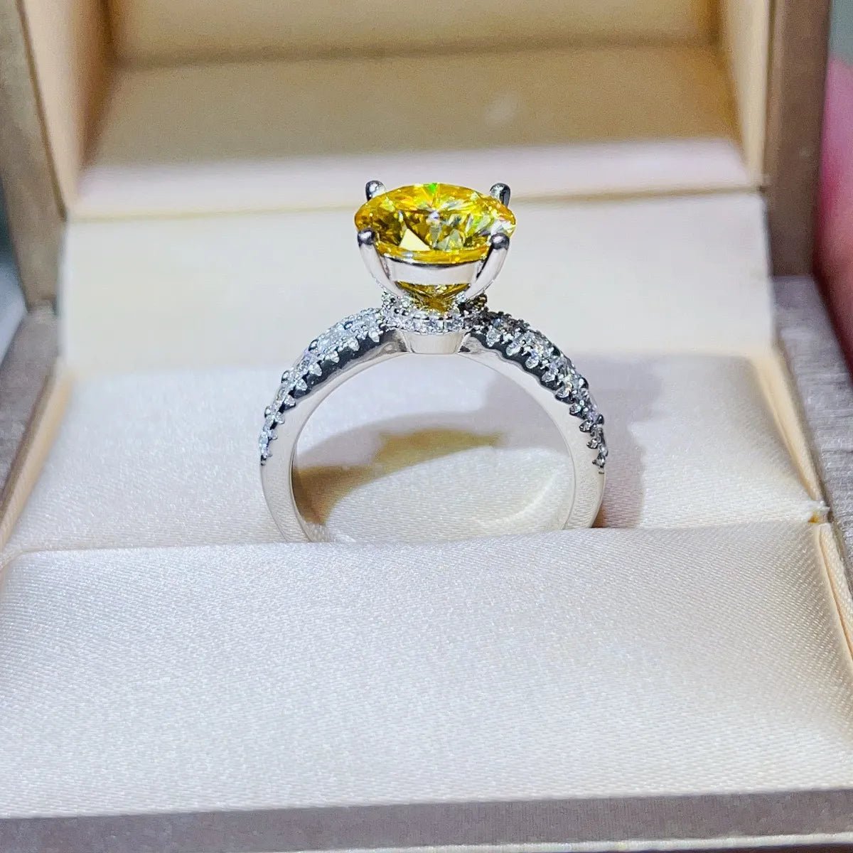 3 Carat Moissanite 925 Sterling Silver Ring - Coolpeacock