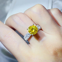 3 Carat Moissanite 925 Sterling Silver Ring - Coolpeacock