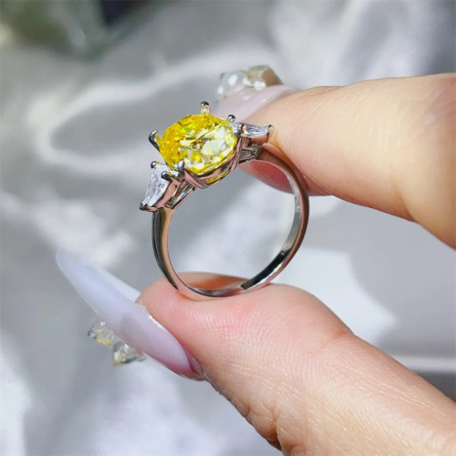 3 Carat Moissanite 925 Sterling Silver Ring - Coolpeacock