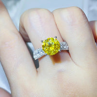 3 Carat Moissanite 925 Sterling Silver Ring - Coolpeacock