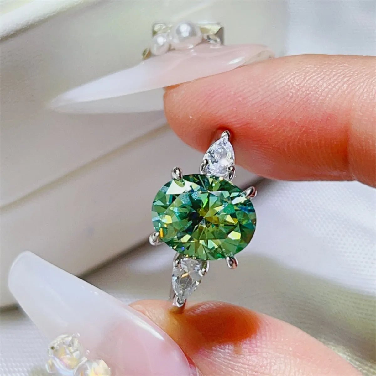 3 Carat Moissanite 925 Sterling Silver Ring - Coolpeacock