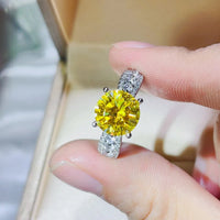 3 Carat Moissanite 925 Sterling Silver Ring - Coolpeacock