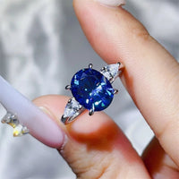 3 Carat Moissanite 925 Sterling Silver Ring - Coolpeacock