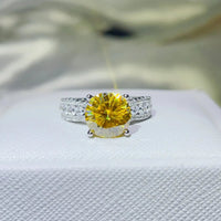 3 Carat Moissanite 925 Sterling Silver Ring - Coolpeacock