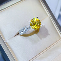 3 Carat Moissanite 925 Sterling Silver Ring - Coolpeacock