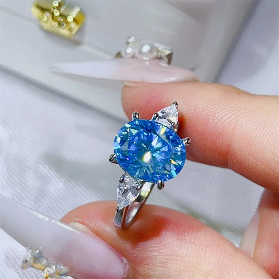 3 Carat Moissanite 925 Sterling Silver Ring - Coolpeacock