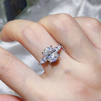 3 Carat Moissanite 925 Sterling Silver Ring - Coolpeacock